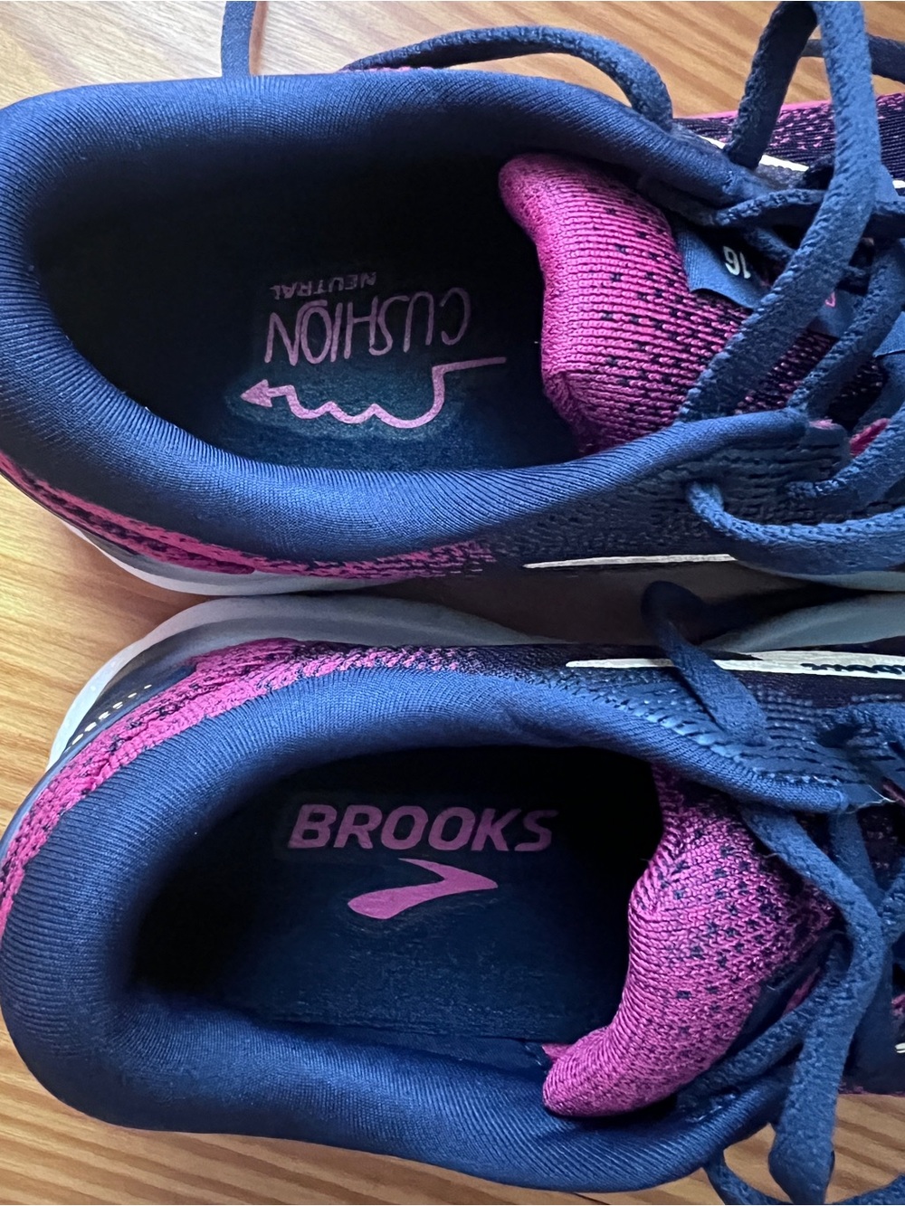 Brooks Ghost 16 Women's Running Shoes Size 7 Wide Peacoat Pink 120407-1D-422 NEW - Picture 4 of 9